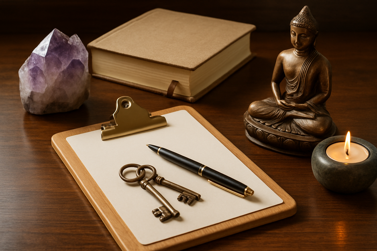 Coach de développement personnel guidant un entrepreneur.