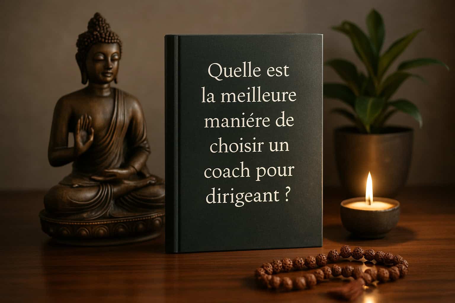 Coach aidant un dirigeant à aligner ses objectifs professionnels et personnels